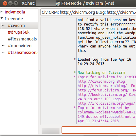 Irc chat Internet Relay